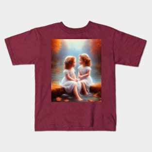 Twins angels Kids T-Shirt